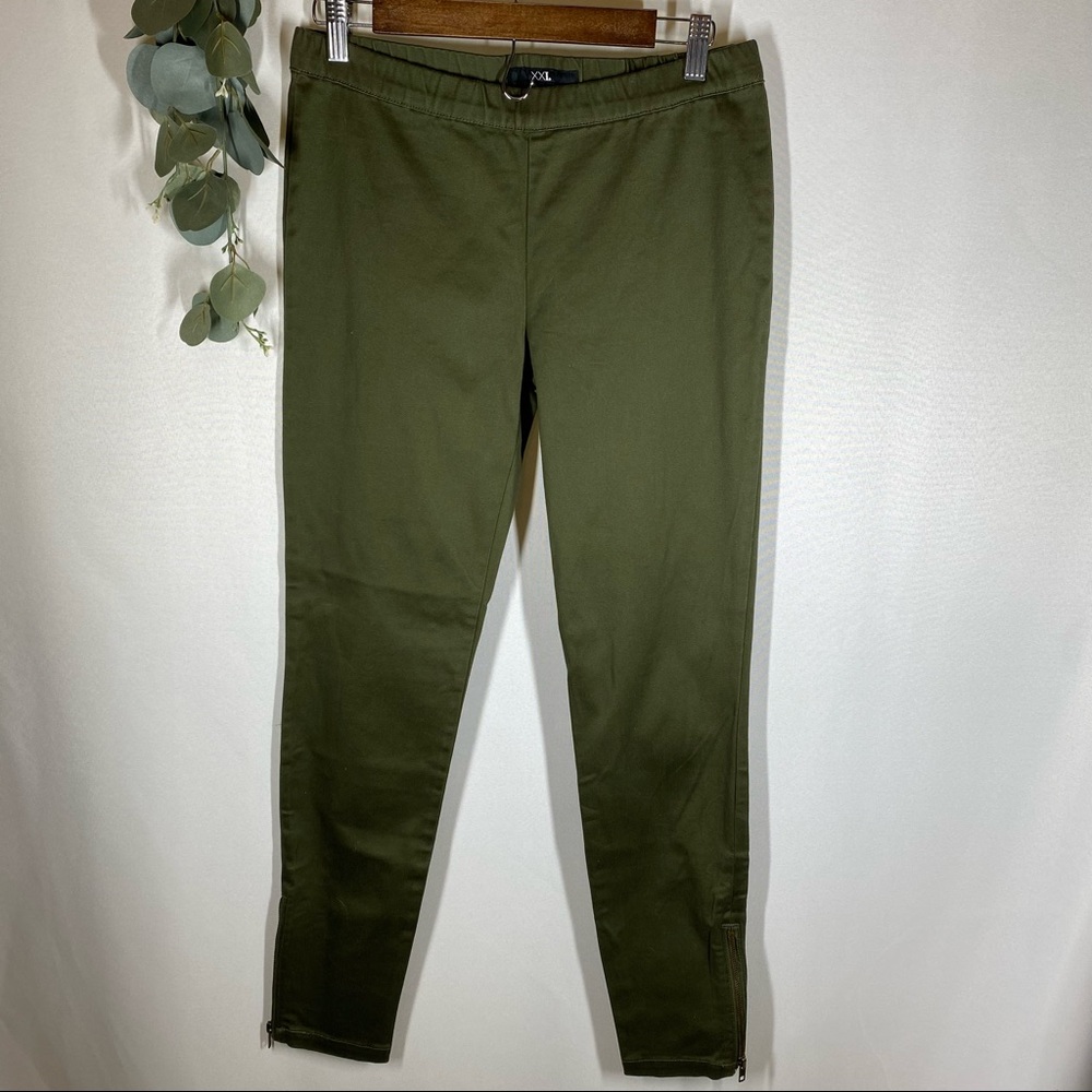 NWT Forever 21 | Jeggings Zip Up Sides Dark Green XXI Pants Leggings Size Large